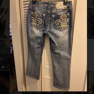 Miss me jeans cuffed Capri